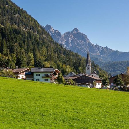 Ferienwohnung Alpenglück St. Jakob in Haus Exterior foto