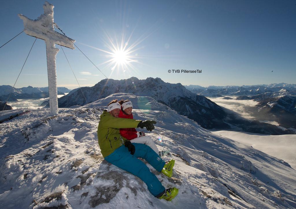Ferienwohnung Alpenglück St. Jakob in Haus Exterior foto