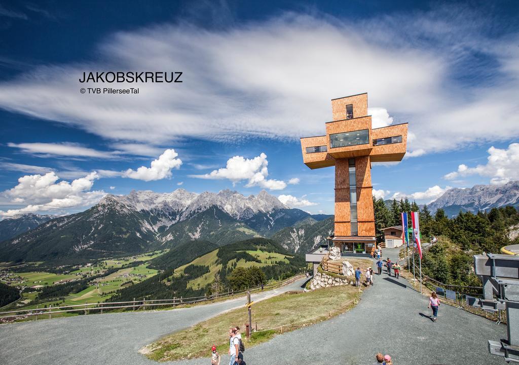 Ferienwohnung Alpenglück St. Jakob in Haus Exterior foto