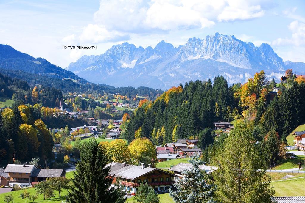 Ferienwohnung Alpenglück St. Jakob in Haus Exterior foto